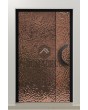 PIVOT B1 - aluminum pivot door covered with copper-plated stainless steel sheet