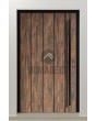 LIM WOODLINE 2 - entry door covered Tambora High Pressure Laminate wood imitation