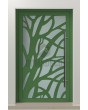 PIVOT G4 - Glass entry aluminum door with decorative panel
