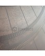 PIVOT M6 - pivot door with bronze texture of milled metal
