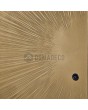 LIM M8 - hinged aluminium front door with gold texture of milled metal