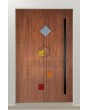 PIVOT Tonel - pivot door with tempered glass insert