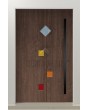 PIVOT Tonel - pivot door with tempered glass insert