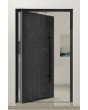 PIVOT V65 - pivot front door with milled pattern