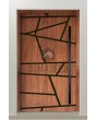 PIVOT W360 - modern aluminum pivot door with stripes