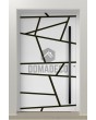 PIVOT W360 - modern aluminum pivot door with stripes