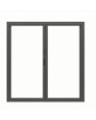 2 panel Aluminum Bifold Doors