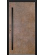 LIM Rust - rust aluminium front door covered with sintered quartz