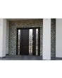 Fargo 26 T - solid metal entrance door with two side panels