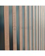PIVOT RAIL4 - aluminum pivot door with vertical slats made of aluminum profiles