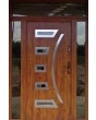 custom configuration - Fargo door with left right and top sidelights