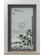 LIM Glass S - frosted main door with transparent motif