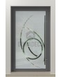 LIM Glass S - frosted main door with transparent motif