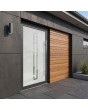 Upgrade your space with the LIM Glass S9 origin frosted front door, featuring elegant transparent decor.
