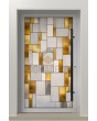LIM SG2 -  Custom Stained Glass external aluminum hinged door