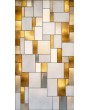 PIVOT SG2 - Custom Stained Glass external aluminum pivot door
