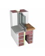 S68-S3 - top hung aluminium window