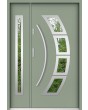 Sta Taurus Duo - stainless steel front door with one side panel