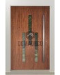 LIM TURMA - modern aluminum front door with glass