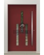 LIM TURMA - modern aluminum front door with glass