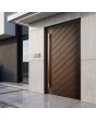 LIM V11 - aluminium front door covered sublimated wood