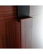 LIM V12 - aluminium front door covered sublimated wood