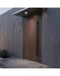 walnut aluminium house entry door