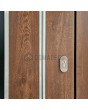 LIM v22 double - double aluminum front door with wooden decor
