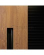 PIVOT V24 - Pivot Front Door with Decorative Elements and CNC Grooves
