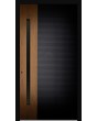 LIM V24 - Modern Front Door with Milled Grooves and Accents