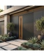 PIVOT V24 - Pivot Front Door with Decorative Elements and CNC Grooves