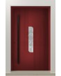LIM V25 - Modern Front Door with Geometric Milling and Glass