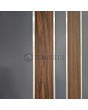 LIM V28 - aluminum entrance door with wooden decor