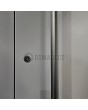 LIM V28 - aluminum entrance door with wooden decor