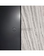 LIM V41 - aluminum front door covered with white rock stone texture