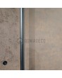 LIM V53 - aluminum entry door covered with sintered quartz