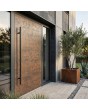 LIM V53 - aluminum entry door covered with sintered quartz