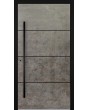 LIM V56 - aluminum entry door covered with sintered quartz