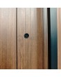 LIM V62 - aluminum front entry door with vertical milling