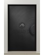 PIVOT V63 - aluminum pivot entry door with milled pattern
