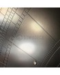 PIVOT V63 - aluminum pivot entry door with milled pattern