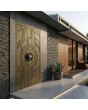 PIVOT V65 - pivot front door with milled pattern