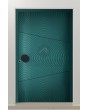 PIVOT V66 - pivot front door with milled pattern