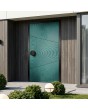 PIVOT V66 - pivot front door with milled pattern