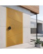PIVOT V66 - pivot front door with milled pattern