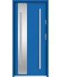 Sta Valle trois - single steel front door with glass