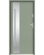 Sta Valle trois - single steel front door with glass