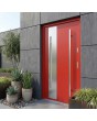 Sta Valle trois - single steel front door with glass