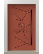 PIVOT Vario-inox - entrance aluminium pivot front door with stripes