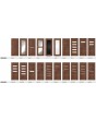 Plano SEM - interior wooden door